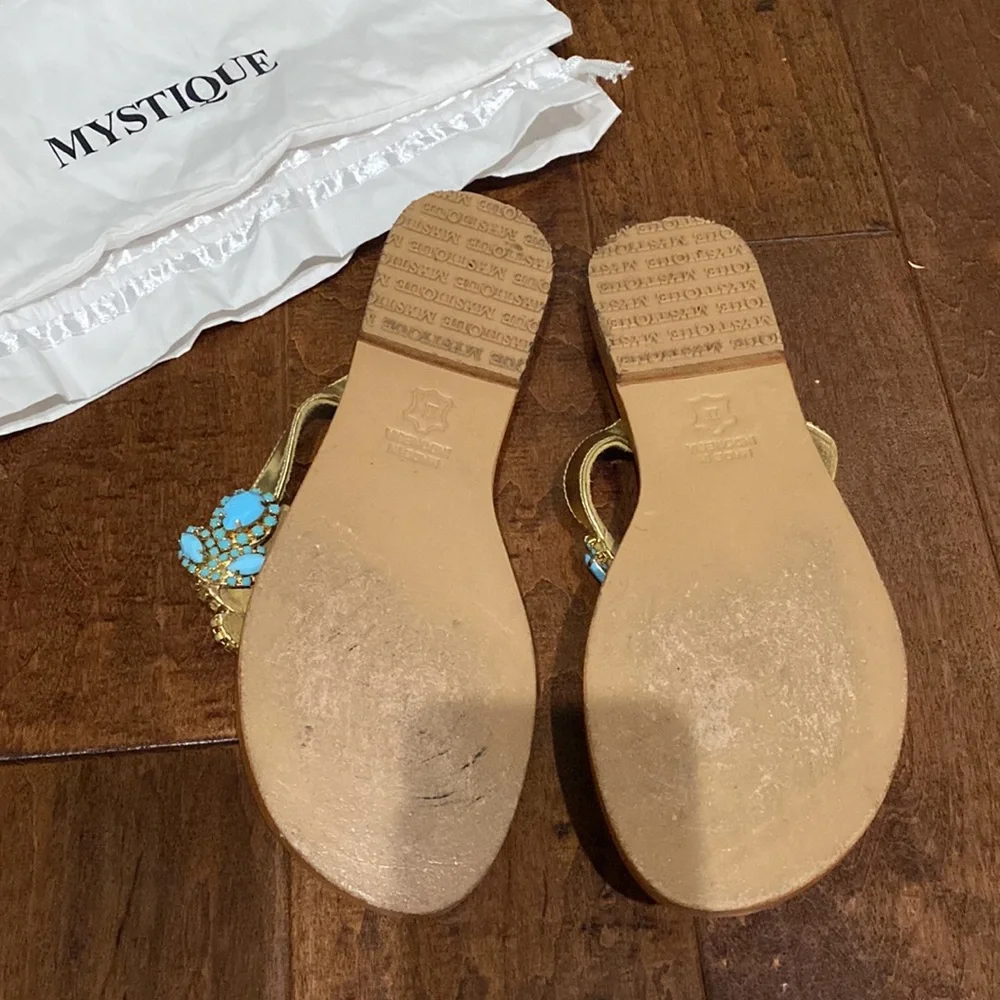 Mystique “San Diego” sandal turquoise - Picture 4 of 10